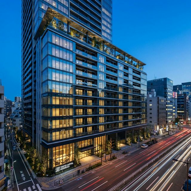 投資用物件の写真:都心の高級マンション外観